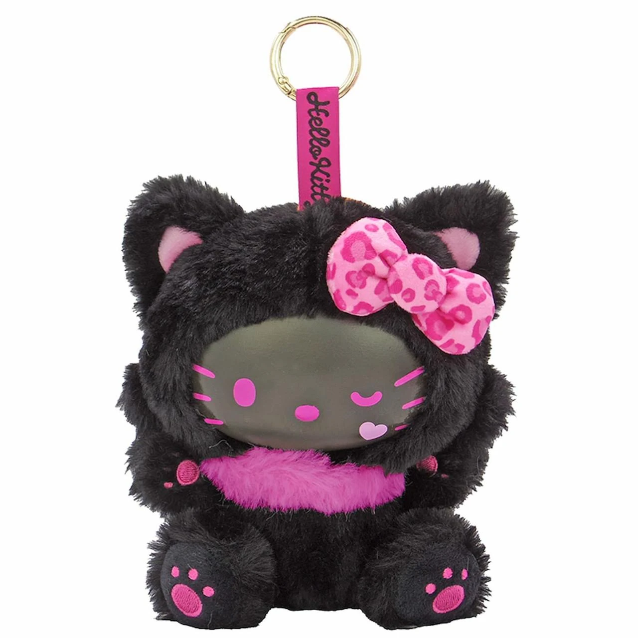 Nakajima Sanrio Hello Kitty Fine Face Cat Black Nakajima Sanrio Hello Kitty Fine Face Cat Black