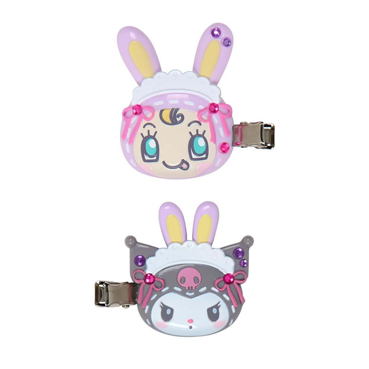 Sanrio Kuromi Mezzo Piano Right Facing And Left Facing Bangs Clip Set
