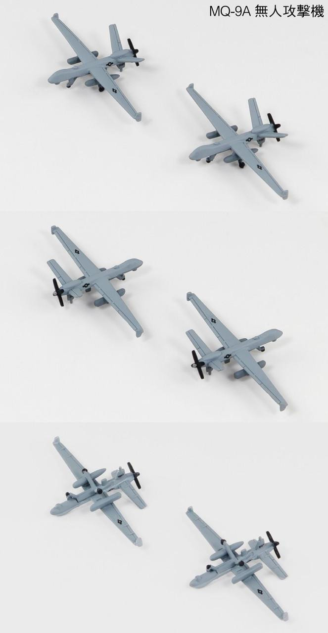 S86 1/700 US Air Force Aircraft Set 8 Plastic Model