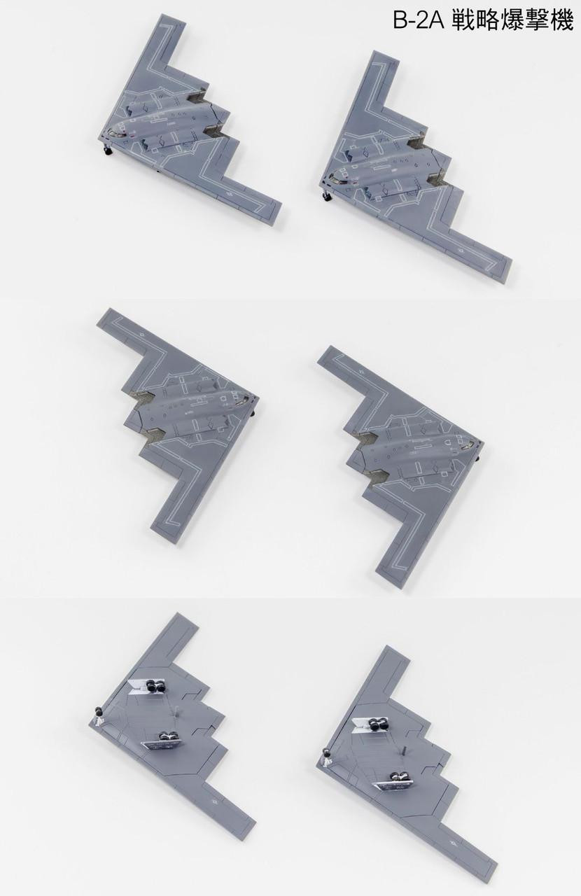 S86 1/700 US Air Force Aircraft Set 8 Plastic Model