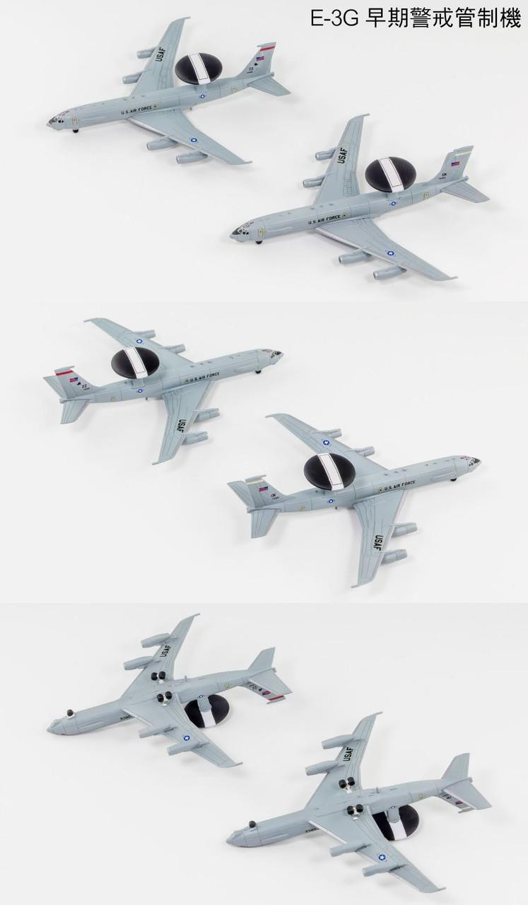 S86 1/700 US Air Force Aircraft Set 8 Plastic Model