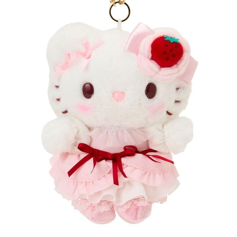 Sanrio Hello Kitty Mascot Bag Charm Strawberry Whip Cake 224855