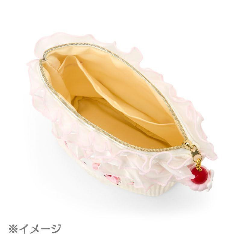 25日削除 Melody BasKet　StrawberryPicnic　未使用 Sanrio My Melody Pouch Strawberry Whipped Cream Cake 351512