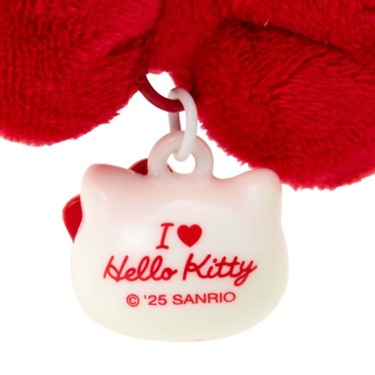 Sanrio Ribbon Key Holder (I Love Hello Kitty) Red