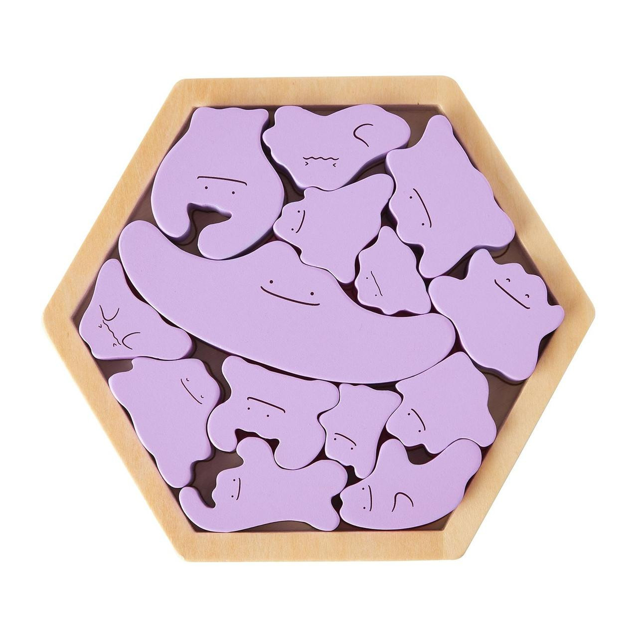 Pokemon Center Original Wooden Ditto 14 Variations! Puzzle And