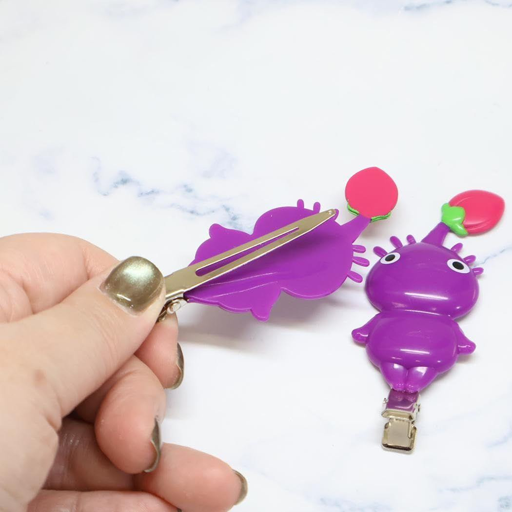 Sun Art Pikmin Hair Clip Second Release Purple Pikmin Purple