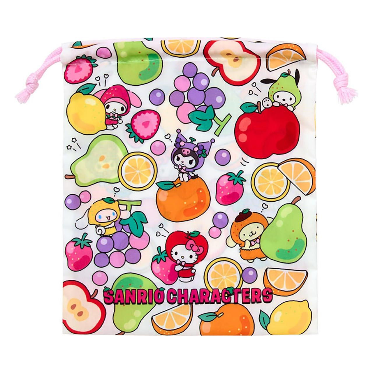 タさま専用 Sanrio Other Drawstring Pouch Two Piece Set Fruit Design