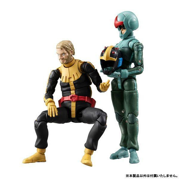 MOBILE SUIT IN ACTION!! フィギュア 3点セット G.M.G. Collection 13 Principality Of Zeon Black Tri-Stars Gaia