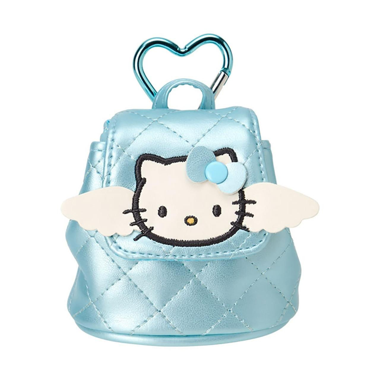 Hello Kitty Blue Quilt Mini Backpack Pouch Hello Kitty Blue Quilt Mini Backpack Pouch