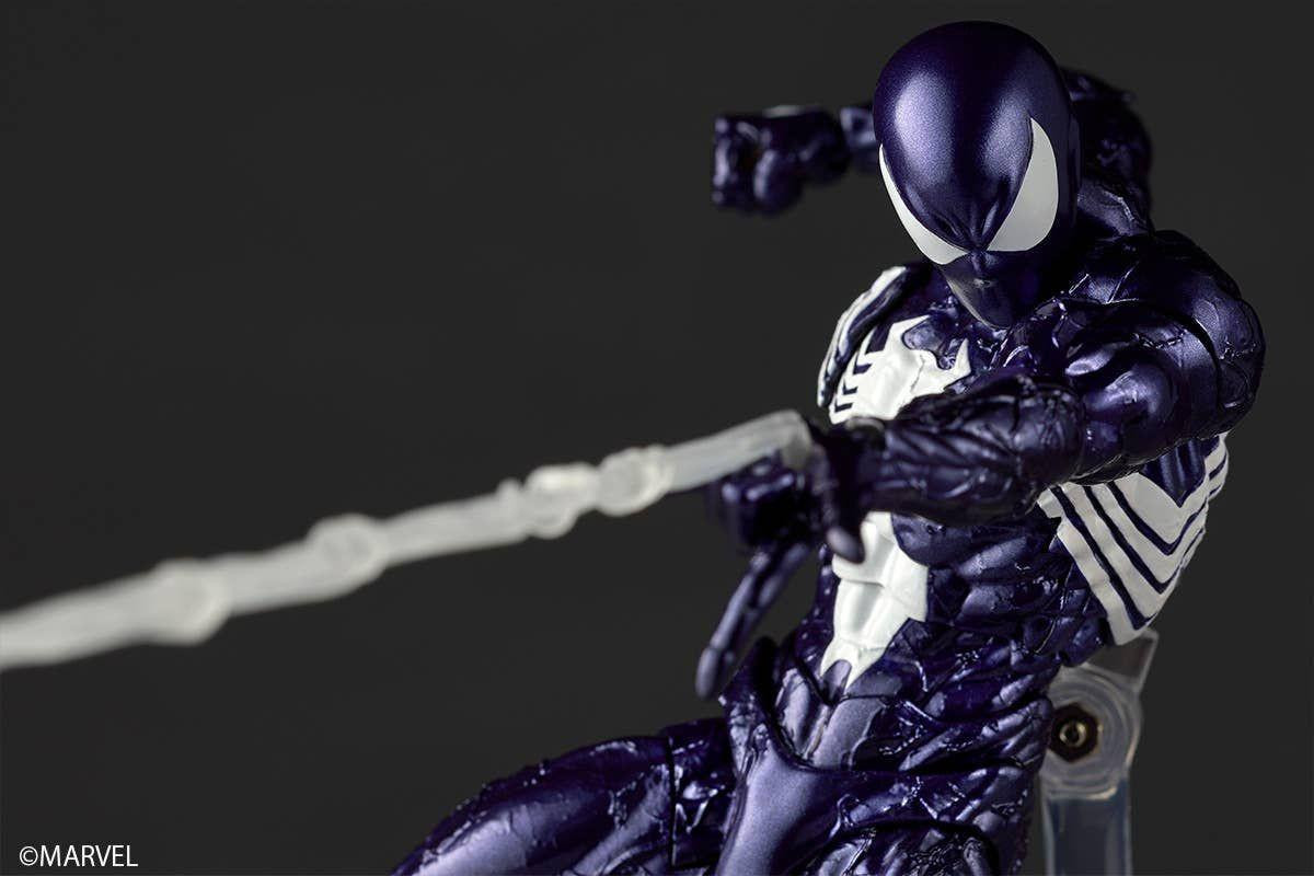 Revoltech Amazing Yamaguchi Symbiote Spider-Man (Purple Ver.) Figure