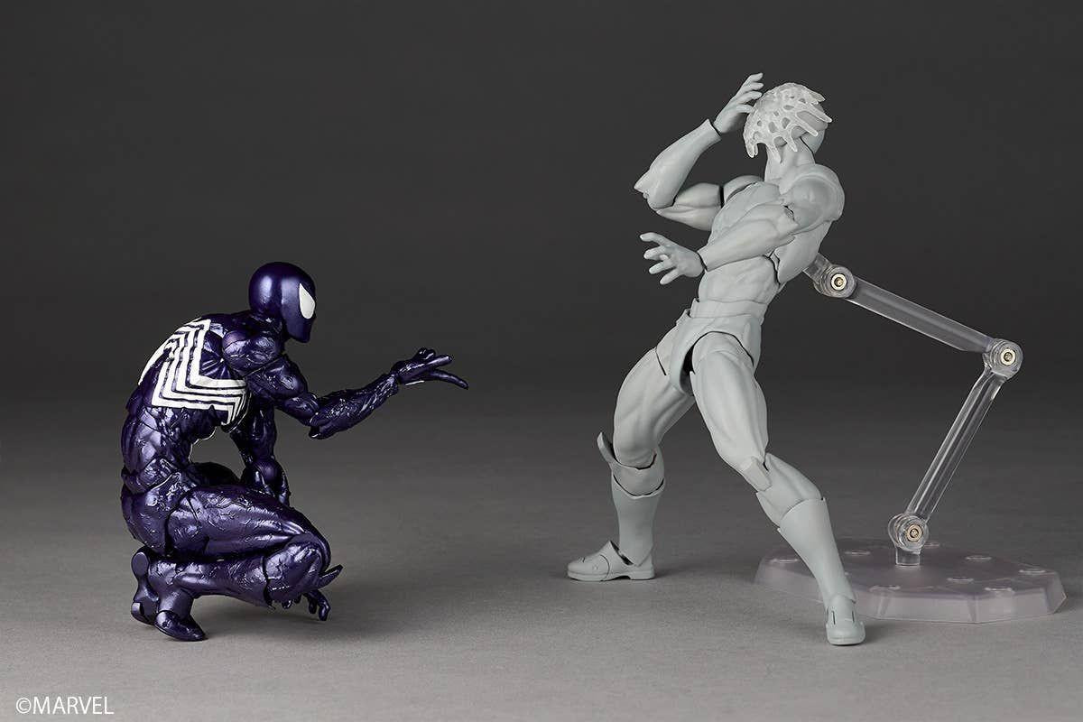Revoltech Amazing Yamaguchi Symbiote Spider-Man (Purple Ver.) Figure