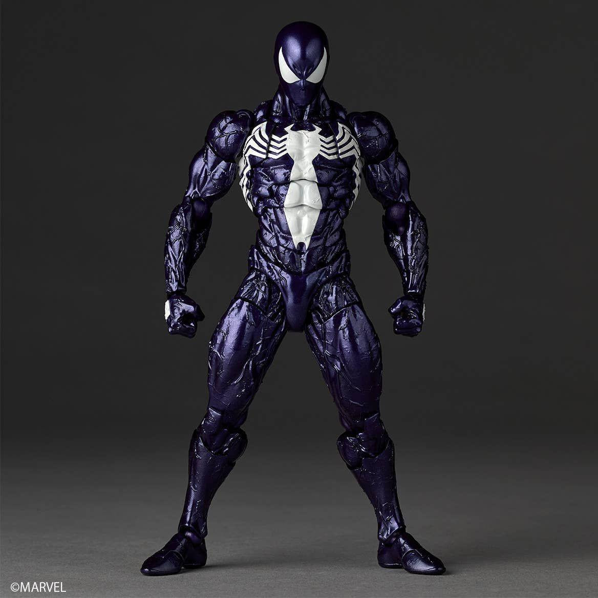 Revoltech Amazing Yamaguchi Symbiote Spider-Man (Purple Ver.) Figure