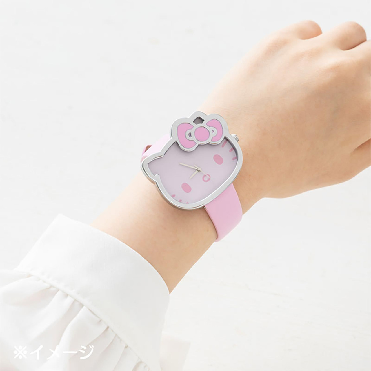 Sanrio Other Face Shaped Watch I Love Hello Kitty Black 574911