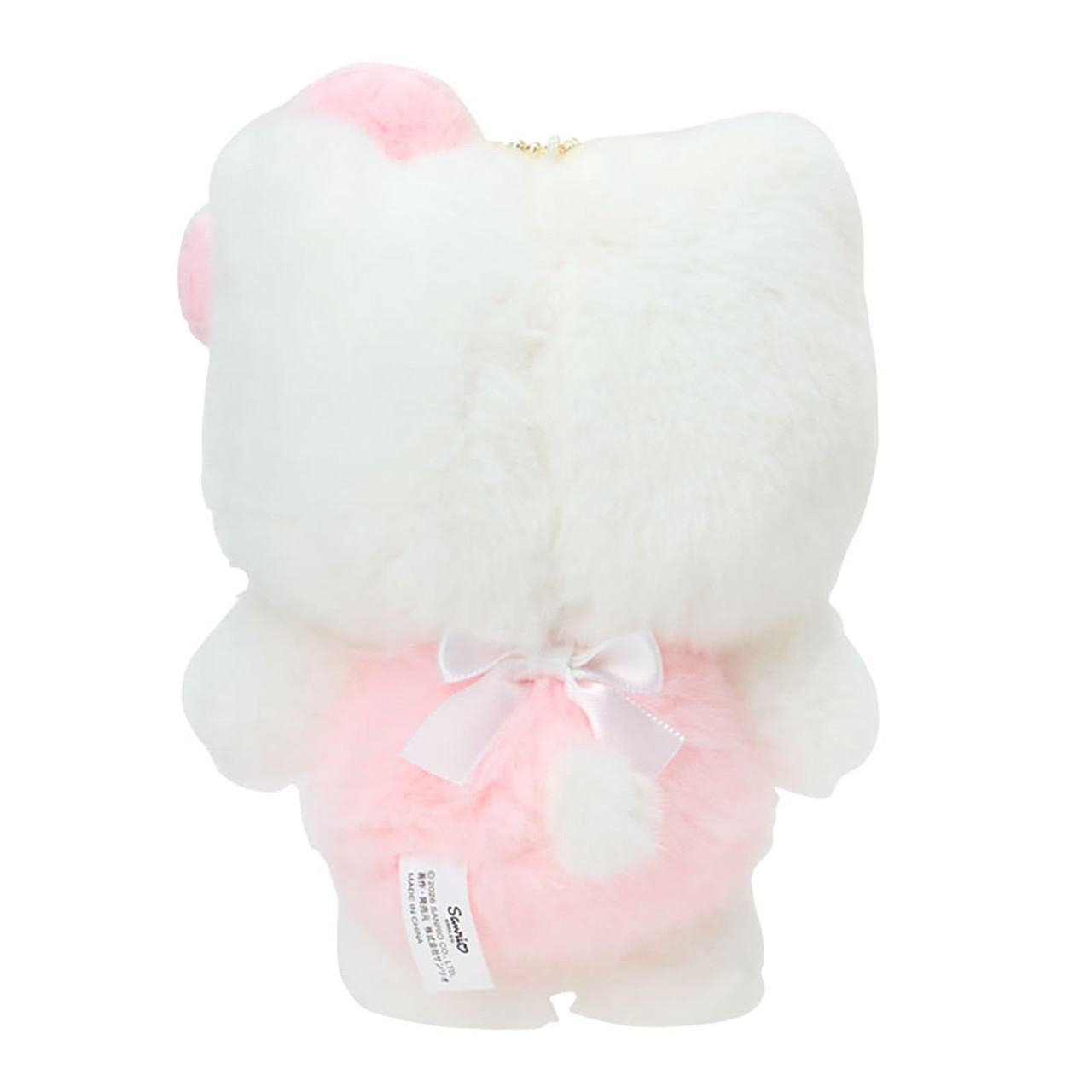 Sanrio Hello Kitty Mascot Holder Napping On A Fluffy White Cloud
