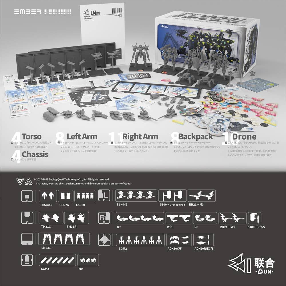 Ember: Obsidian Protocol UN Core Pack Plastic Model