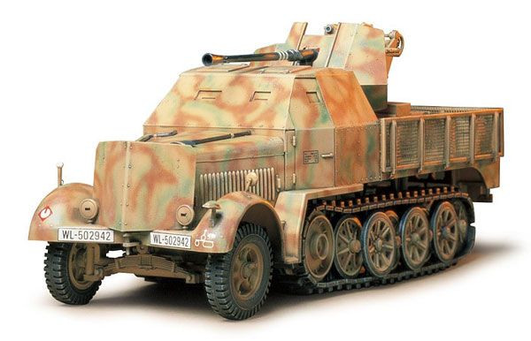 35144 1/35 German 8ton Semi Track 3.7cm Flak 37 Sd.Kfz.7/2 Armored
