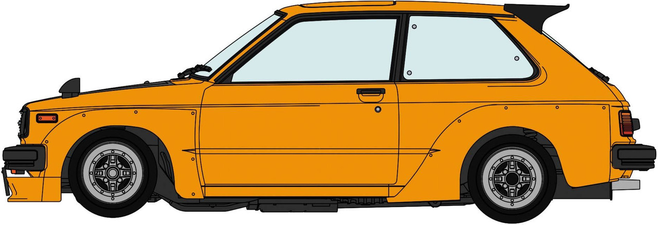 1/24 Toyota Starlet KP61 S (3-Door) Mid-Model (1980) Custom
