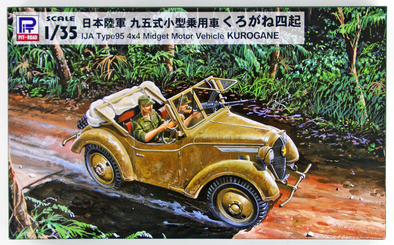 Pit-Road Skywave G-38 IJA Type95 4x4 Midget Motor Vehicle Kurogane