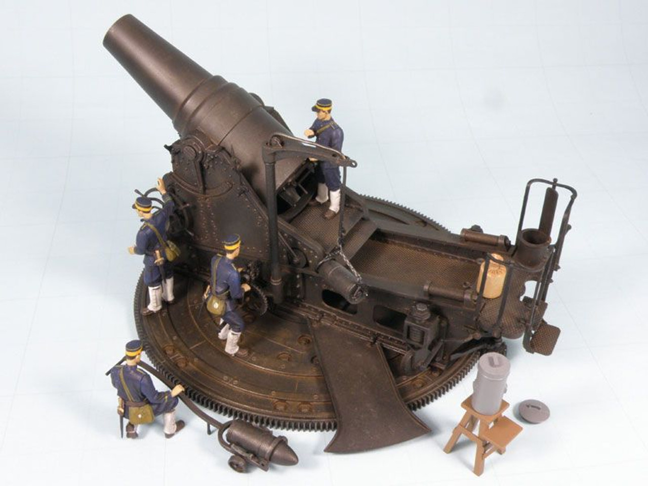 Pit-Road 1/35 IJA 28cm Howitzer (With 4 Artillery) Plastic Model 