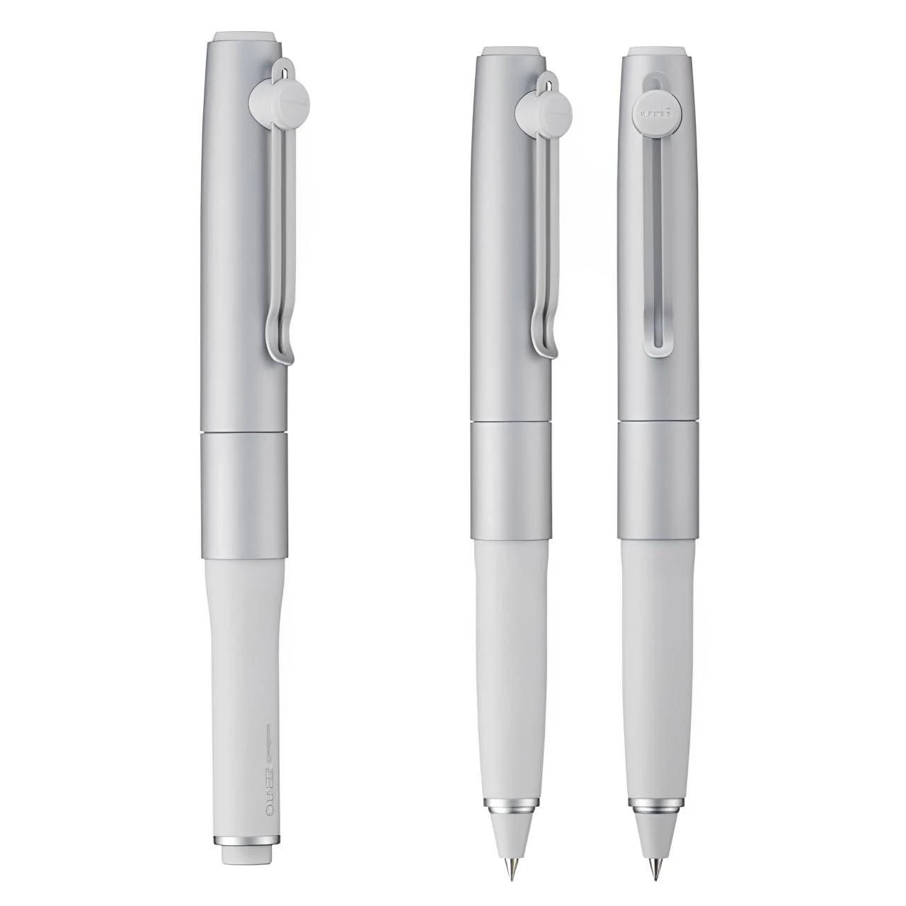 Uni-ball ZENTO Gel Pen - Signature Model - 0.38 mm - Silver Body