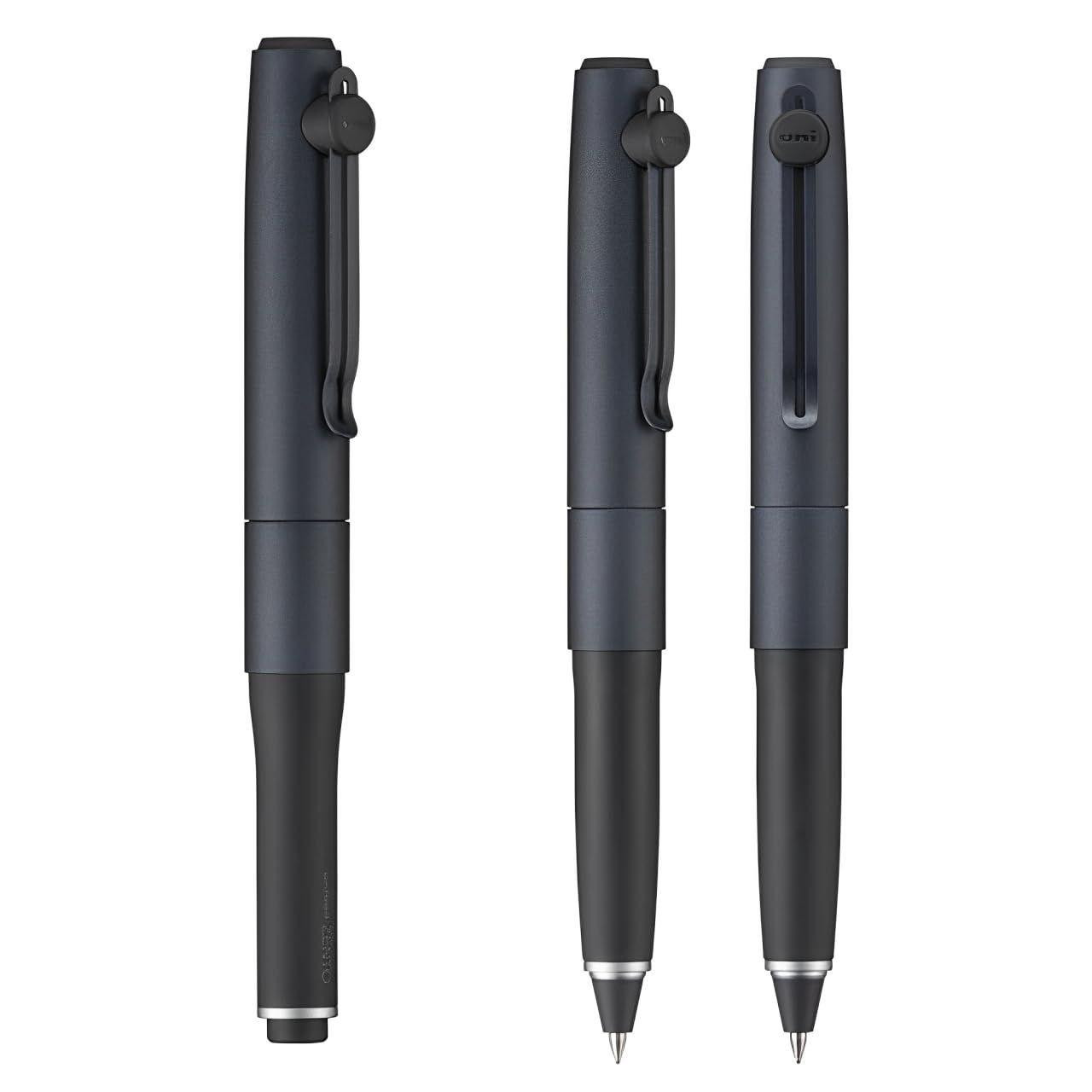 Uni-ball ZENTO Gel Pen - Signature Model - 0.5 mm - Metallic Black