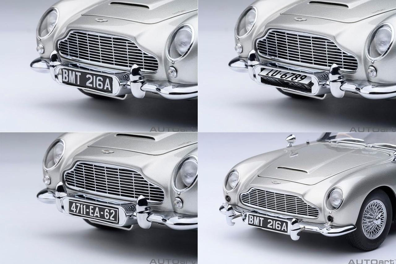 Autoart 1/18 Aston Martin DB5 007 Goldfinger Bond Car Finished