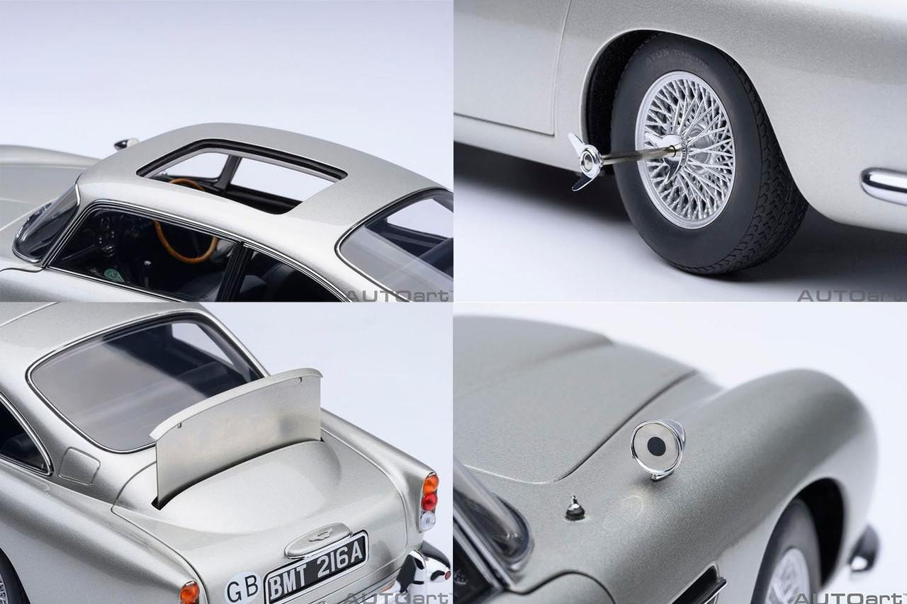 Autoart 1/18 Aston Martin DB5 007 Goldfinger Bond Car Finished