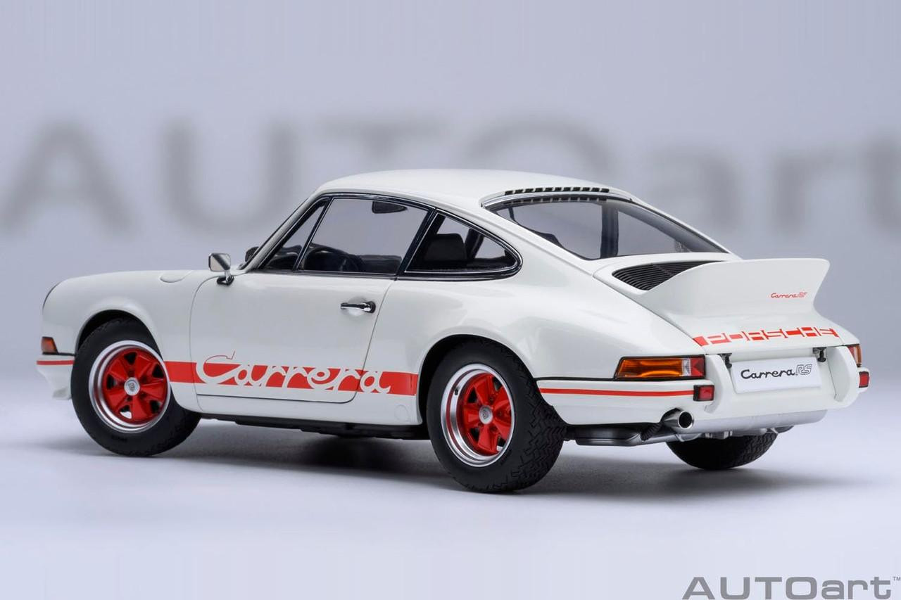 Autoart 1/18 Porsche 911 Carrera 2.7 RS Grand Prix White Red