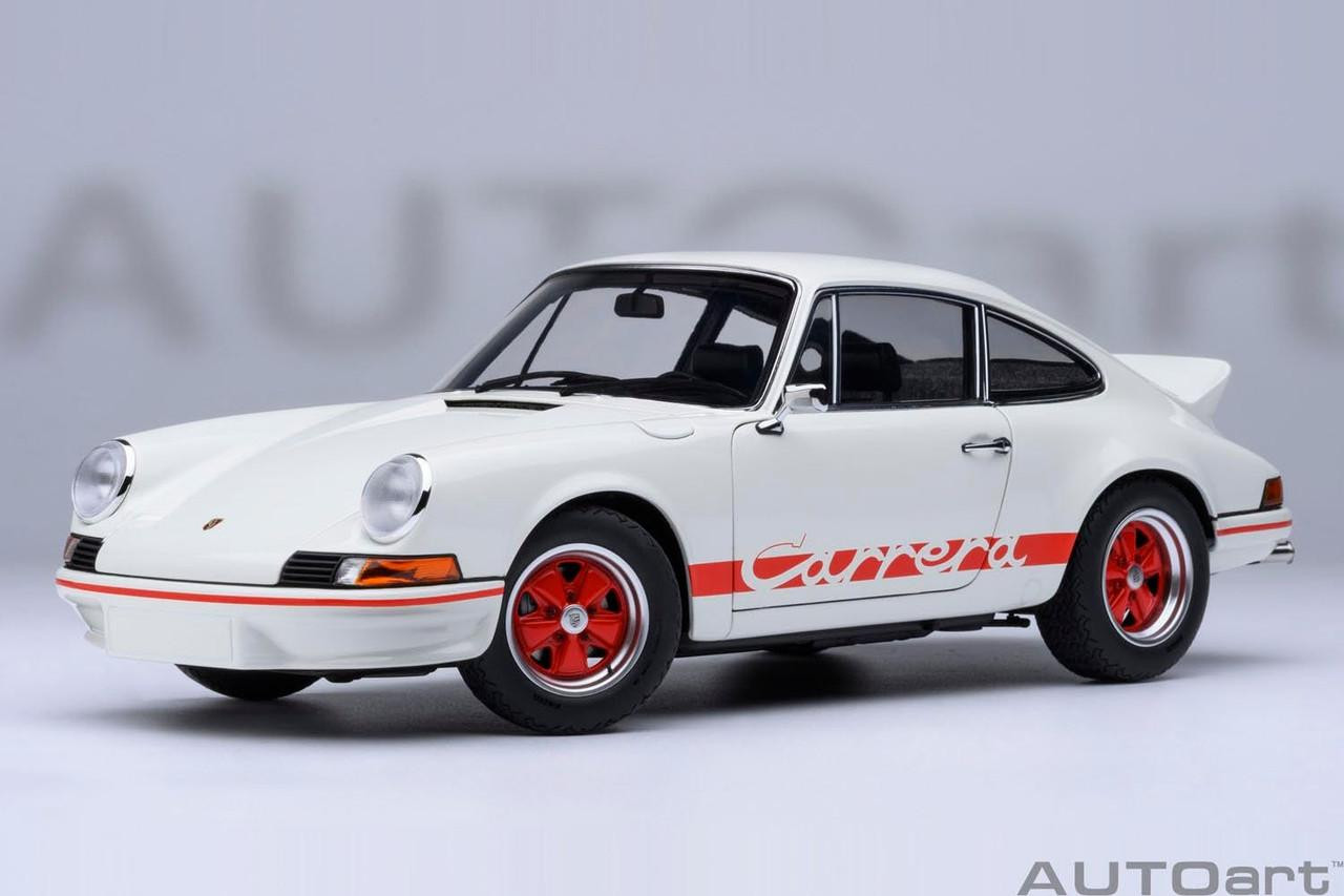 AUTOart 1/18 PORCHE Carrera RS 訳あり Autoart 1/18 Porsche 911 Carrera 2.7 RS Grand Prix White Red