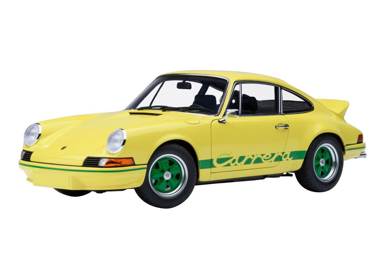 Autoart Porsche 911 Carrera 2.7 RS Light Yellow Green Stripe