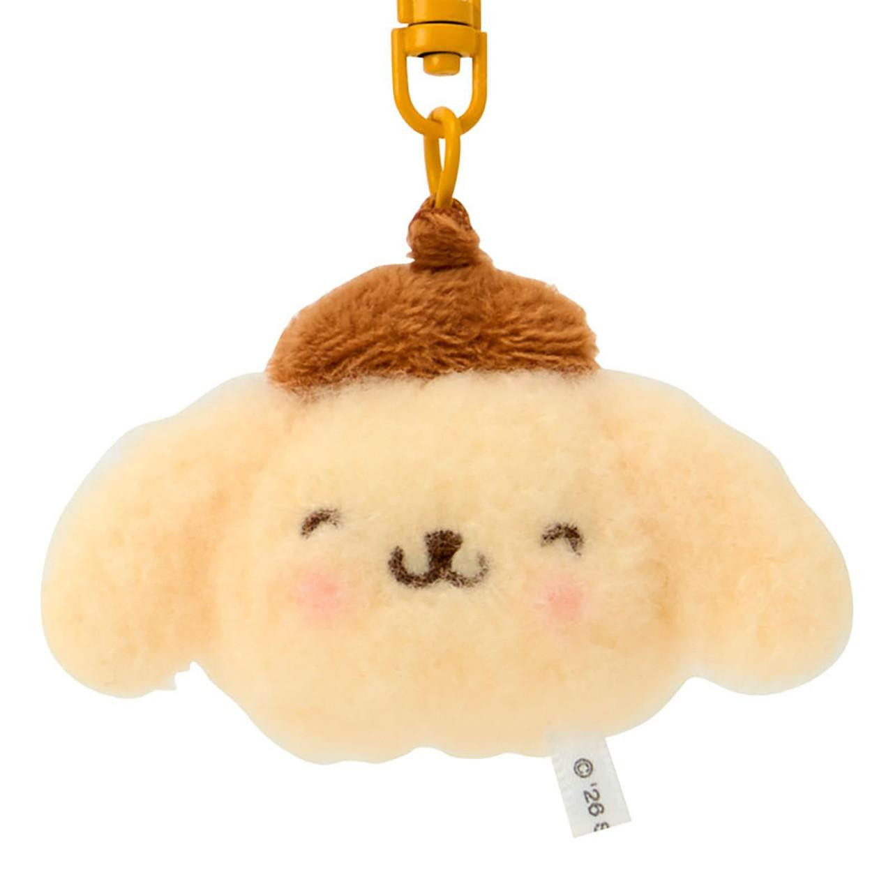 Sanrio PomPom Purin Mini Mascot Key Holder 2 Piece Set Matching