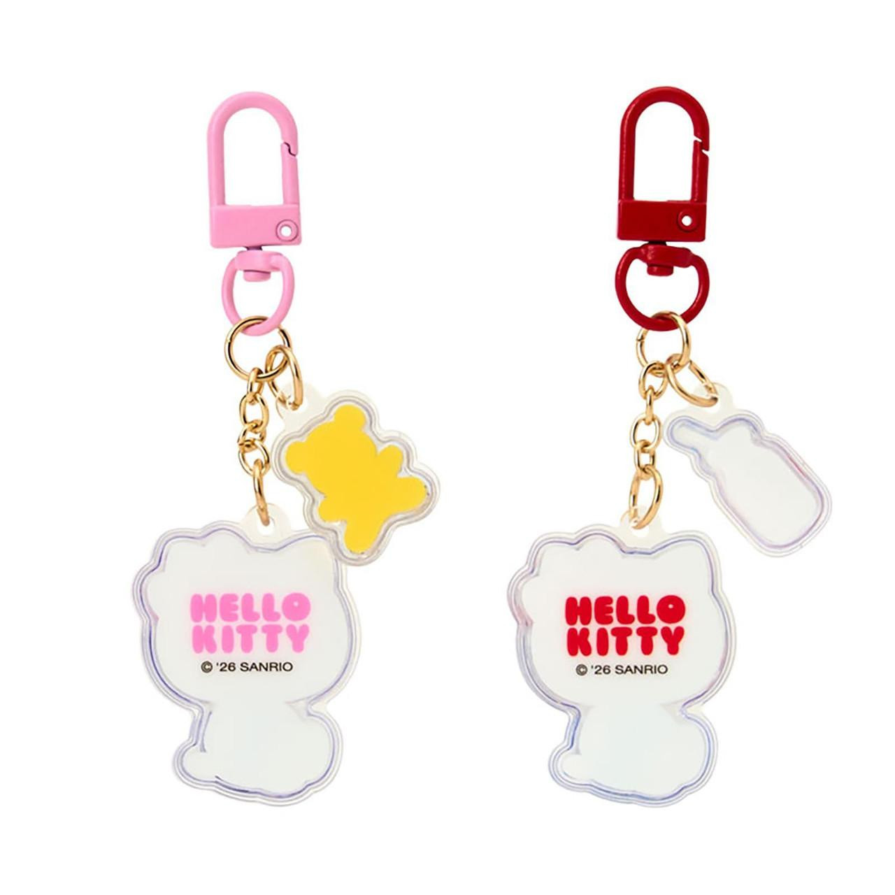 Sanrio Hello Kitty Keychain Two Piece Set Matching Niko Niko 645494