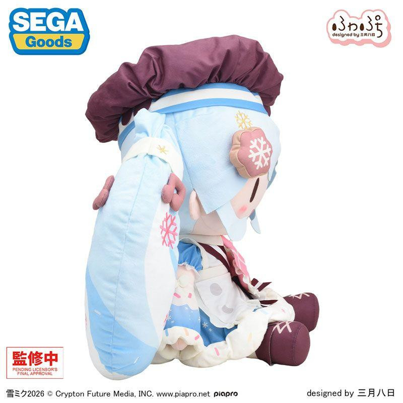 Hatsune Miku Snow Miku 2026 Fuwapuchi Huge Jumbo Plush