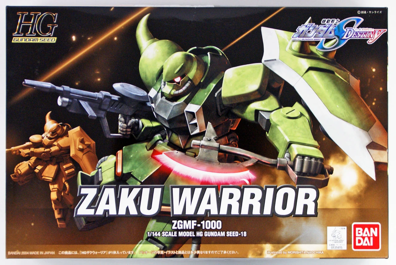サクタク様 Bandai HG Gundam Seed Zaku Warrior 1/144 kit | PlazaJapan