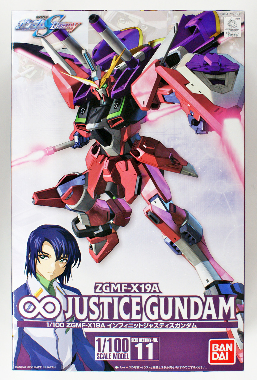 Bandai 434197 HG Gundam Seed Destiny Infinite Justice Gundam 1/100 Scale Kit