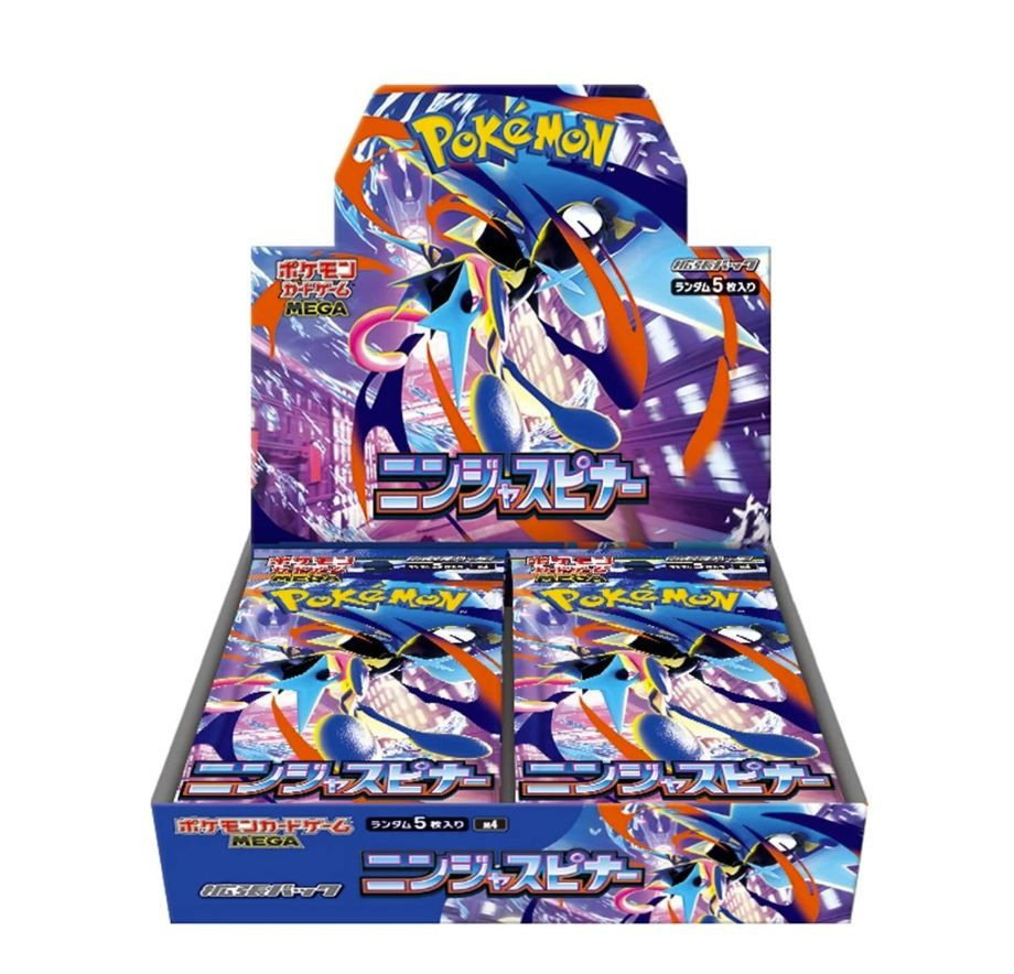 メガLD4枚セット Pokemon TCG MEGA Expansion Pack Ninja Spinner M4 BOX