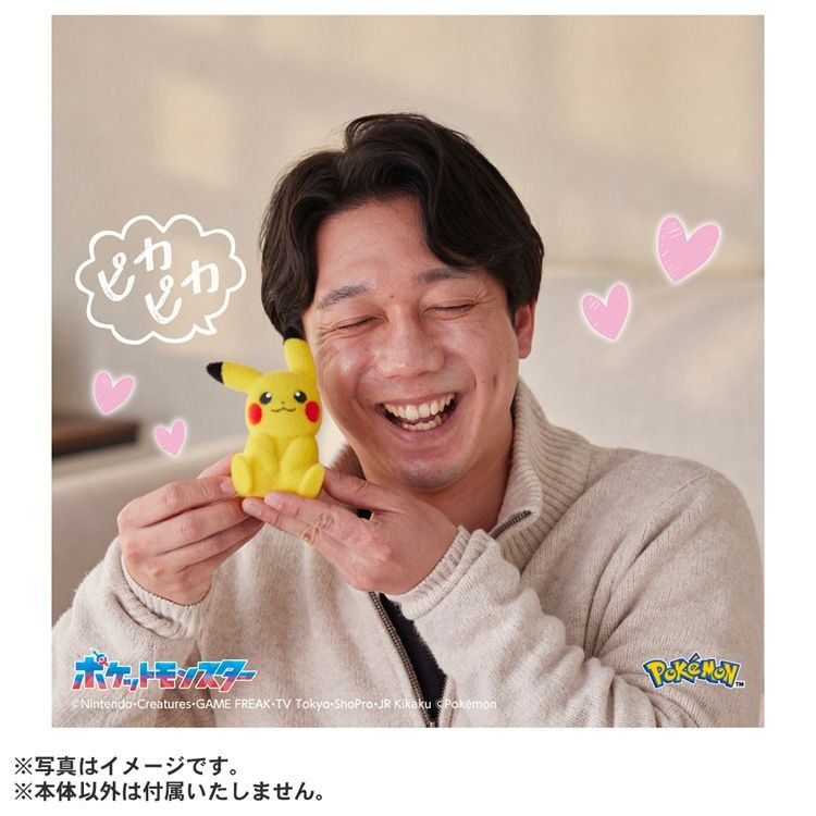 Pokemon Center Original Palm Size Pikachu PokeFuwa