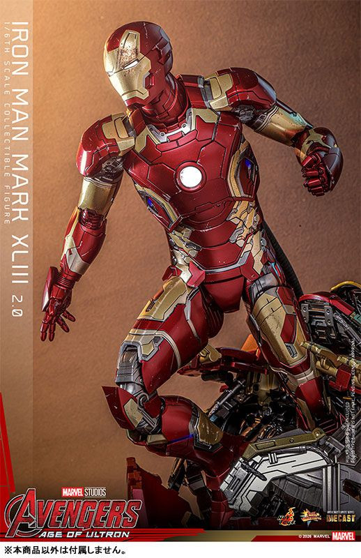 ホットトイズ 1/6 アイアンマン マーク43 DIECAST HOTTOYS 【公式通販】