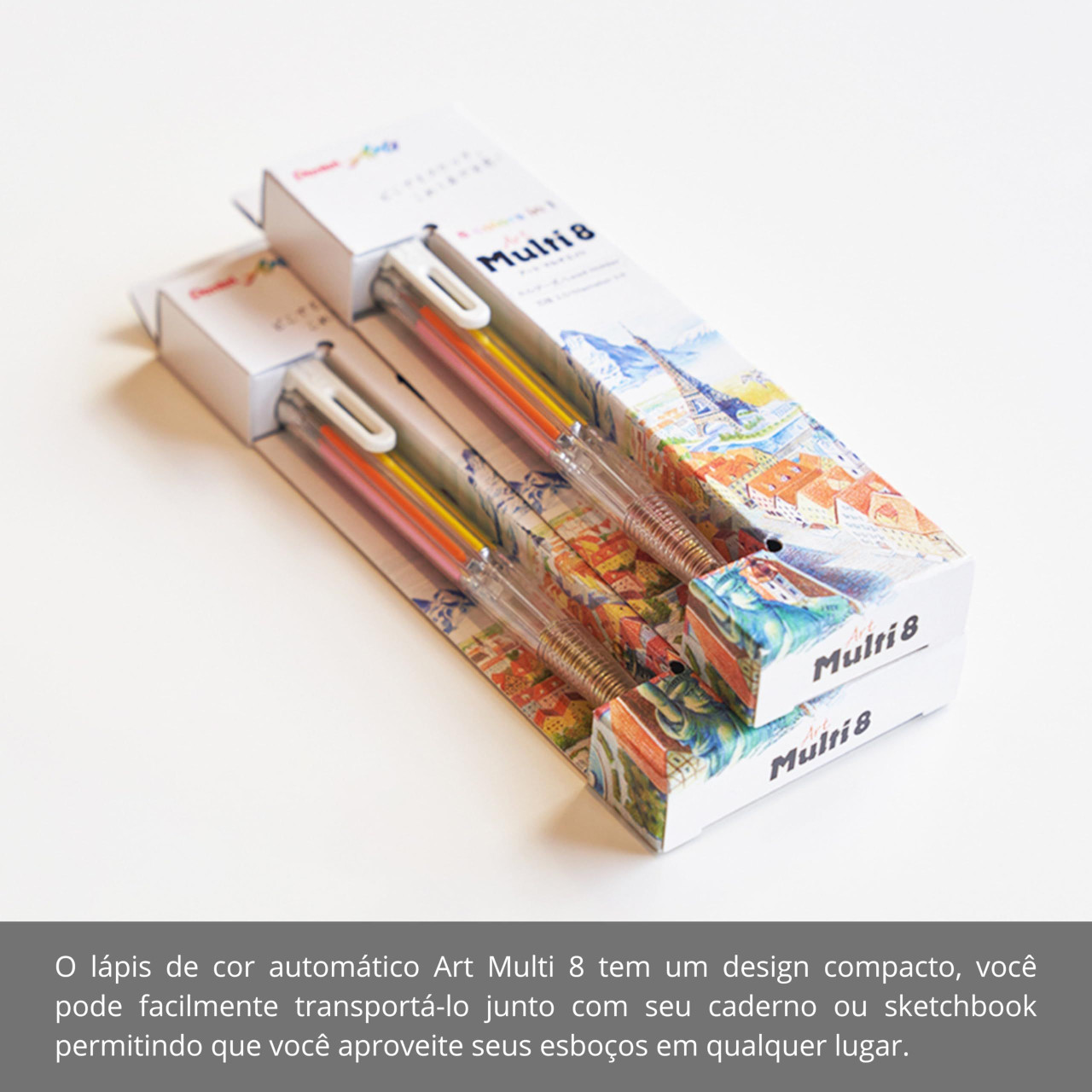 Pentel Art Multi 8 Color Leads XPH804
