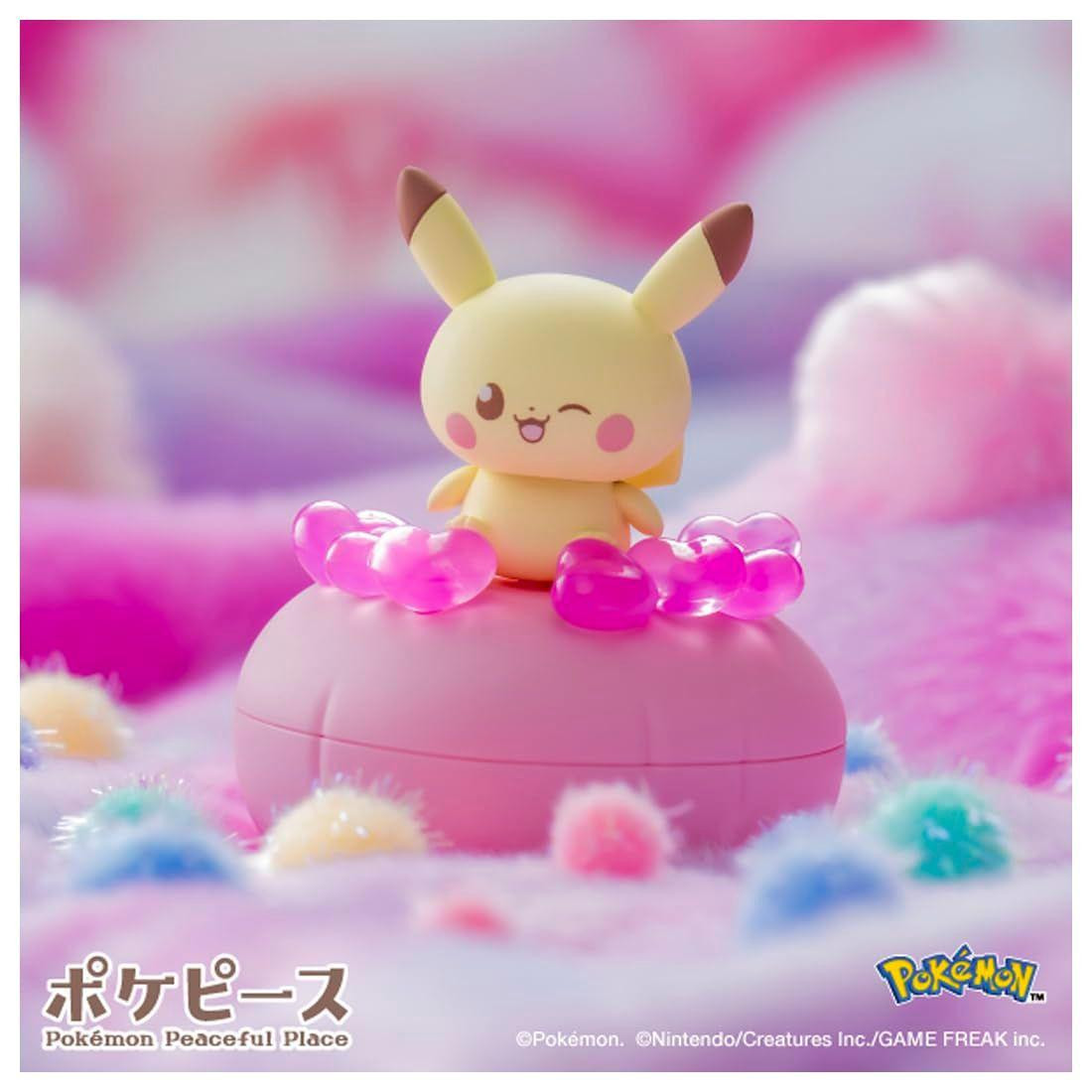 Pokemon PokePeace Peaceful Doll Full Of Hearts Pikachu