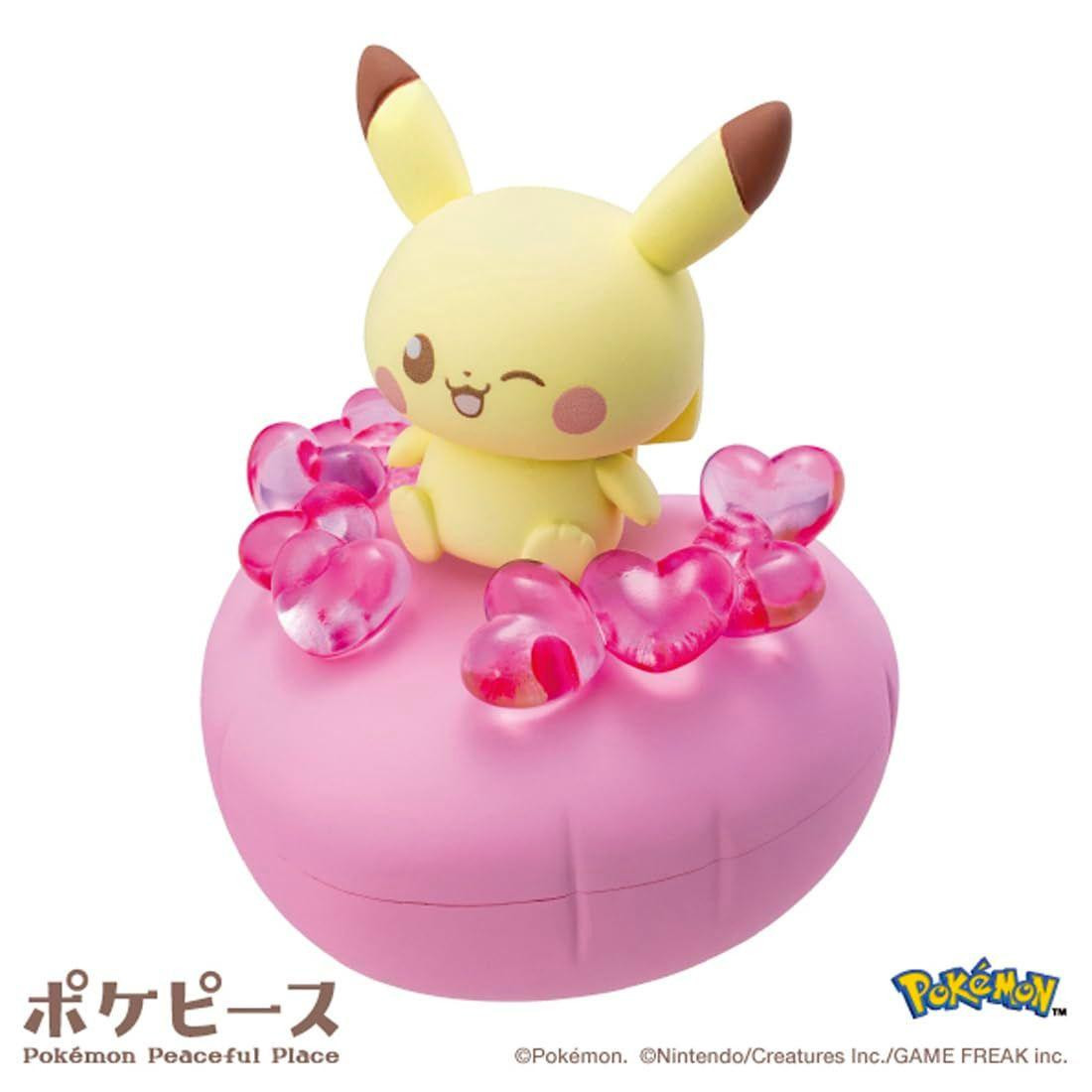 Pokemon PokePeace Peaceful Doll Full Of Hearts Pikachu