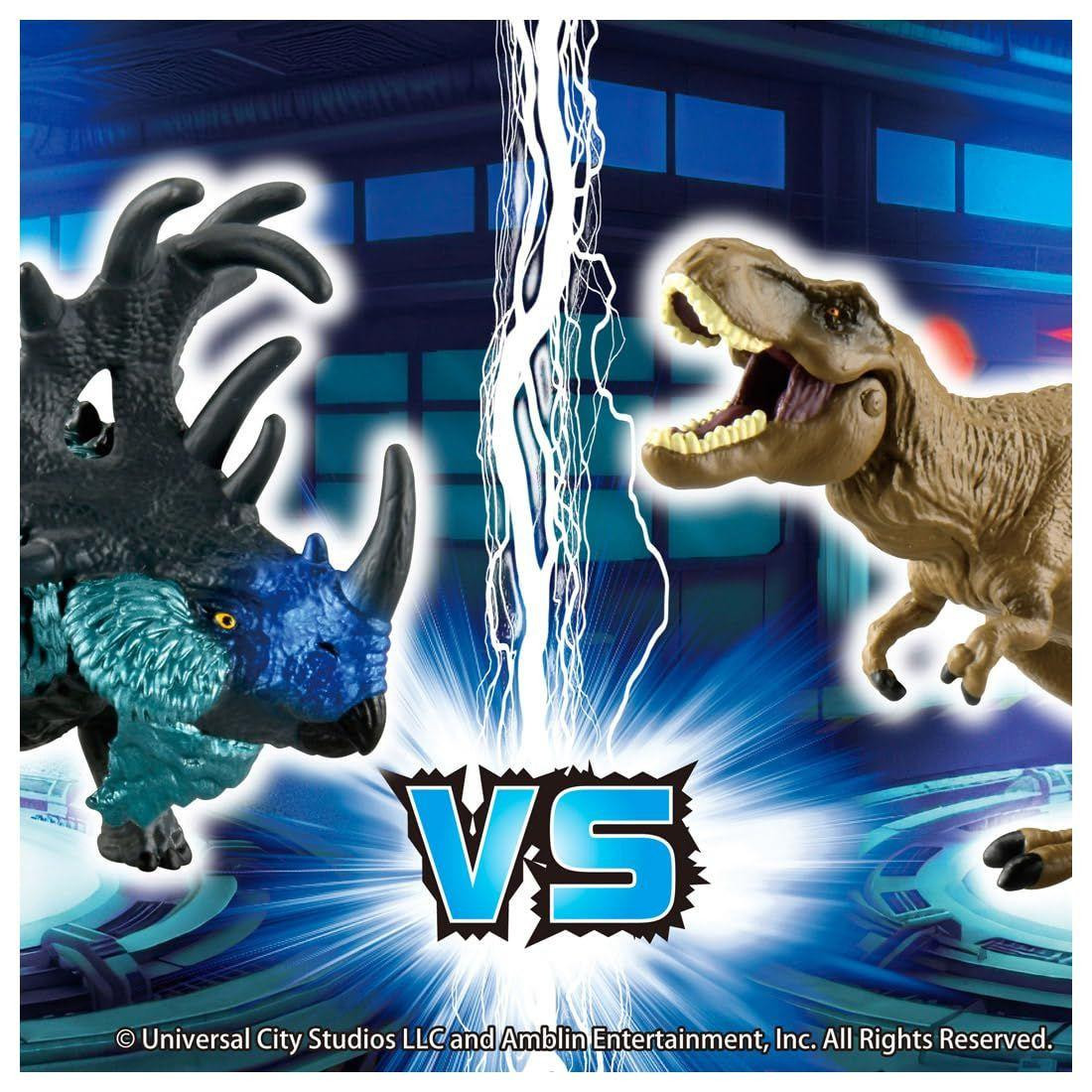 Ania Jurassic World Alive Ceramagnus Vs Rexy Set