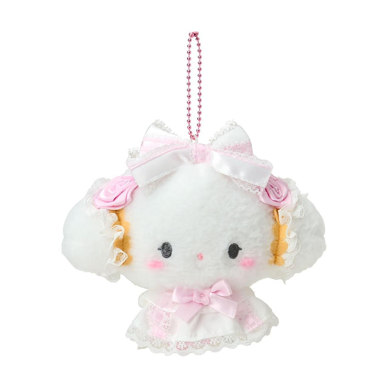 Sanrio Cogyumin Mascot Holder White Frill Kogimyun 011533