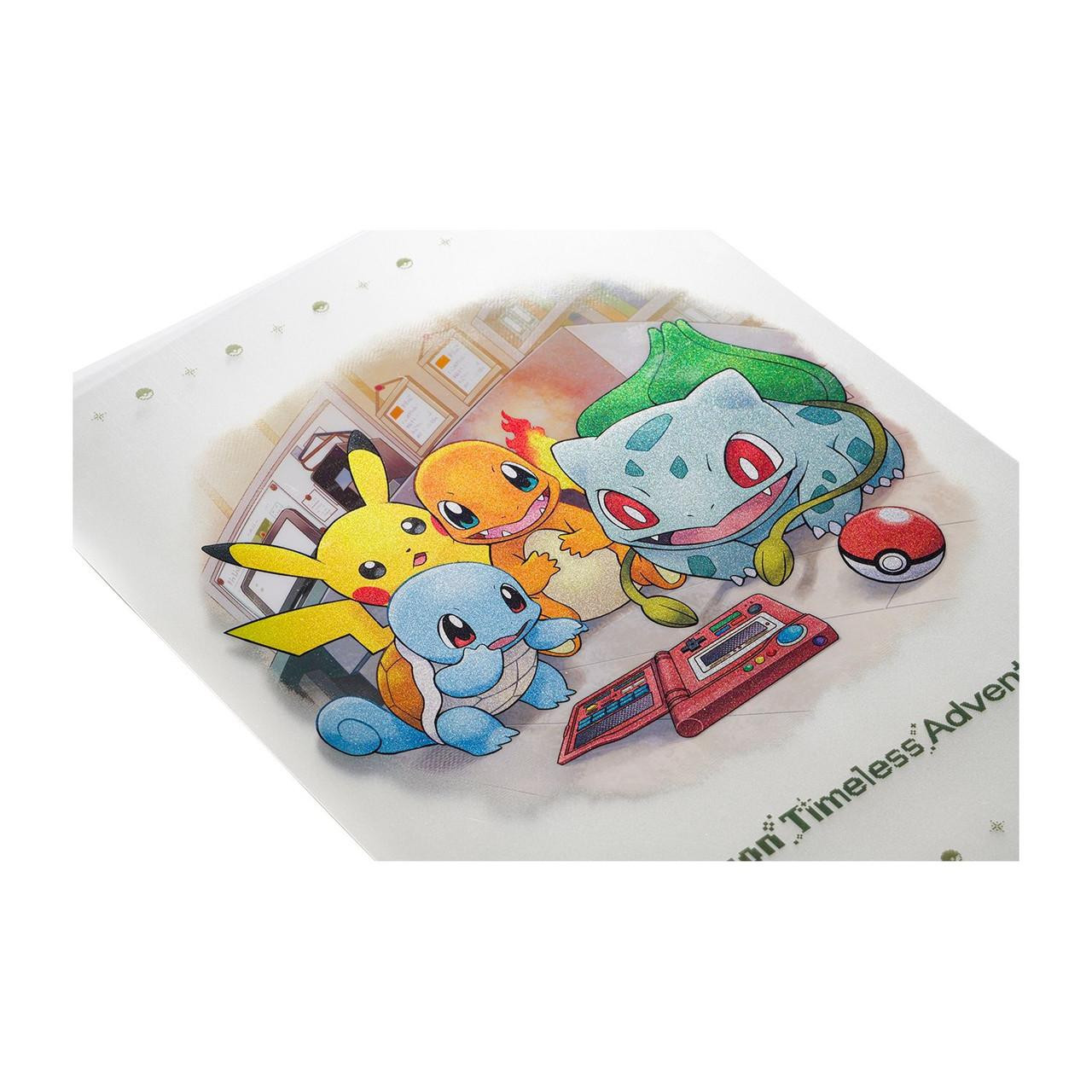 Pokemon Center Original A4 Clear File Pokemon Timeless Adventure Kanto