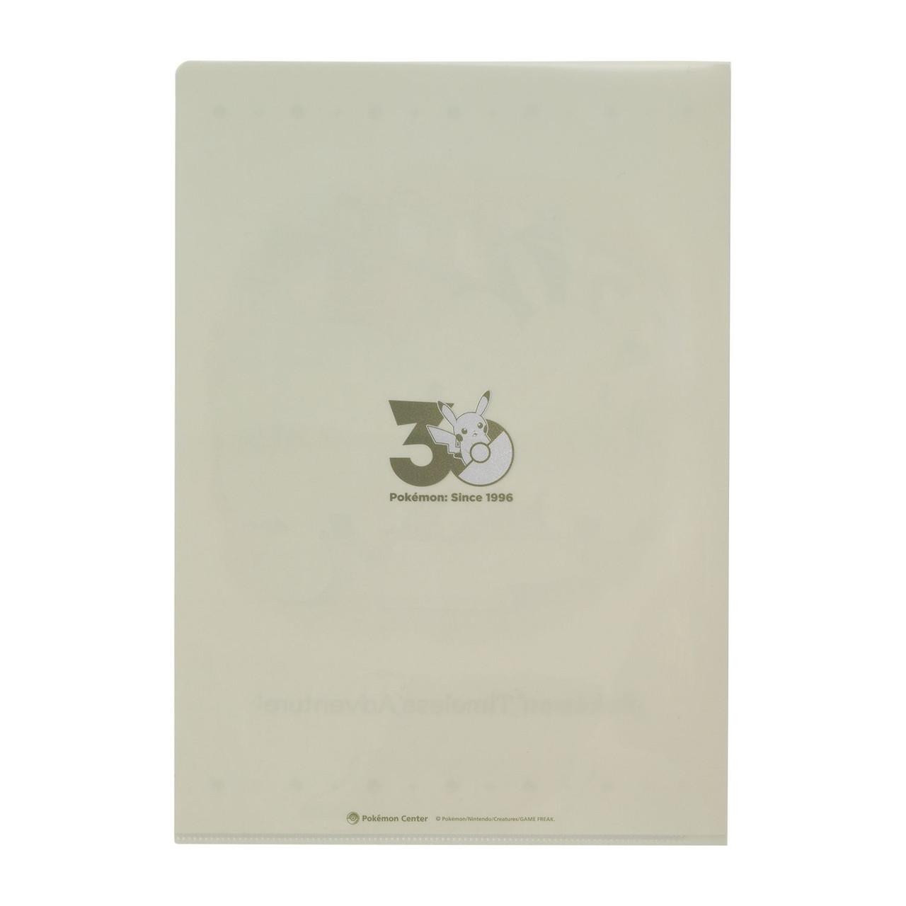 Pokemon Center Original A4 Clear File Pokemon Timeless Adventure Kanto