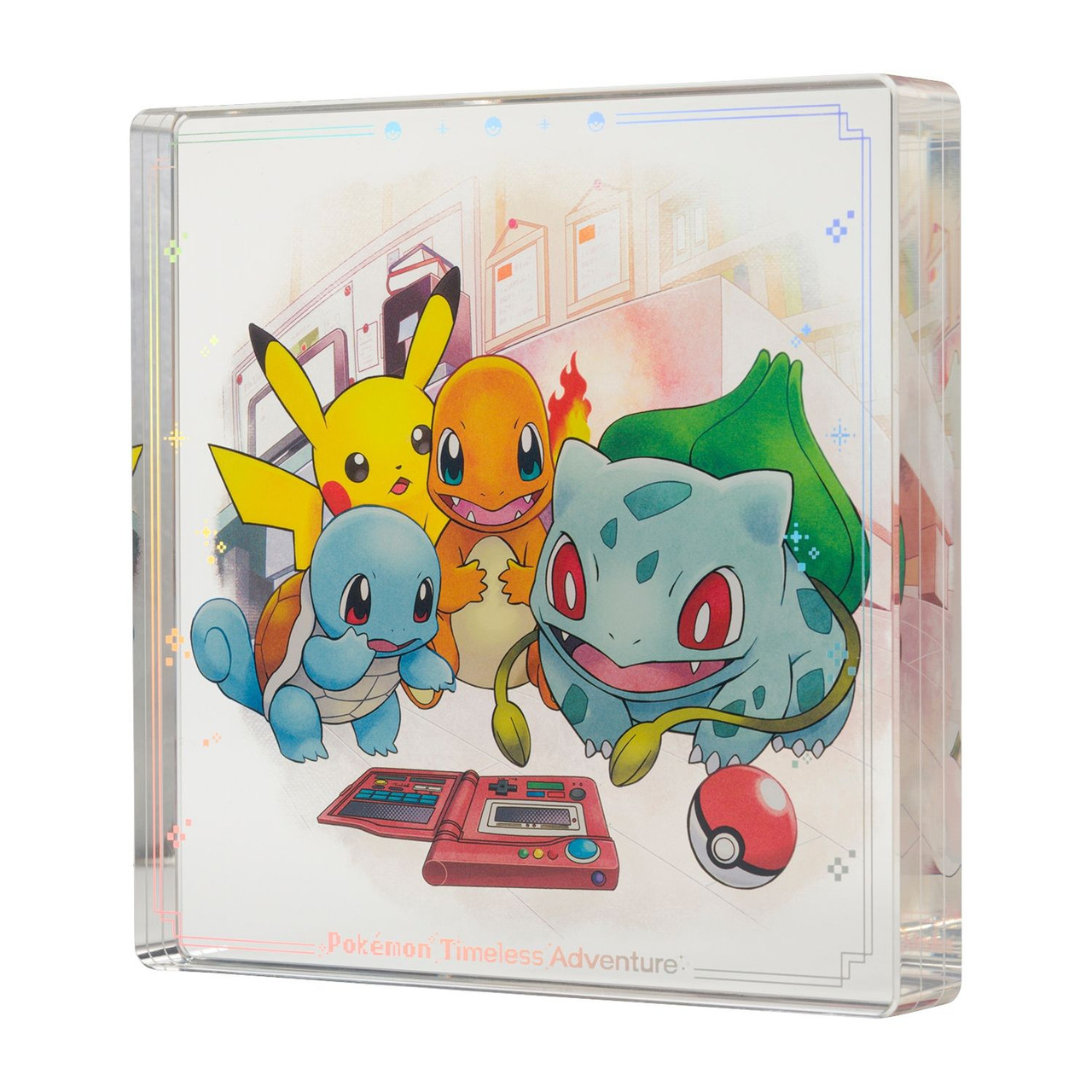 Pokemon Center Original Acrylic Block Pokemon Timeless Adventure Kanto