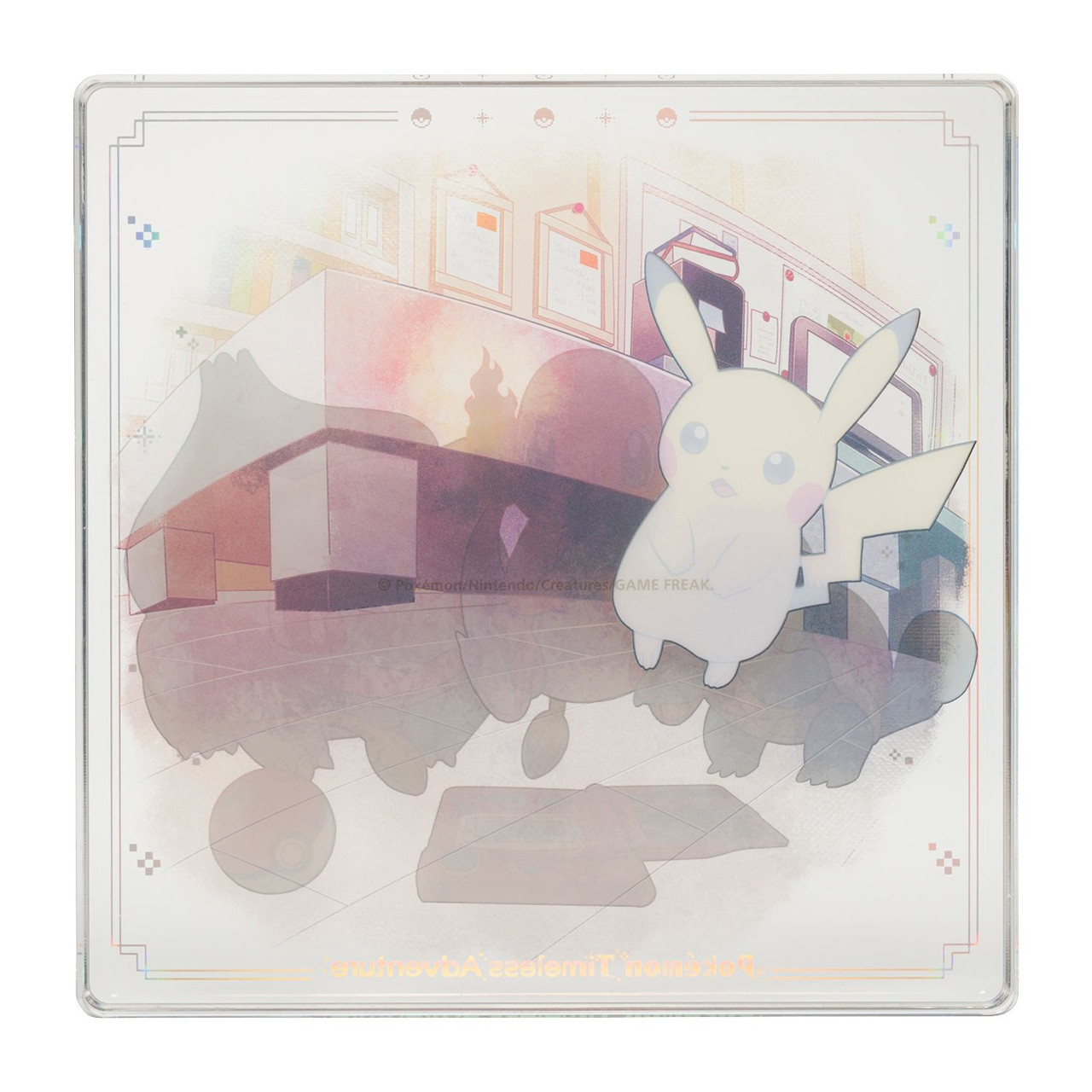 Pokemon Center Original Acrylic Block Pokemon Timeless Adventure Kanto