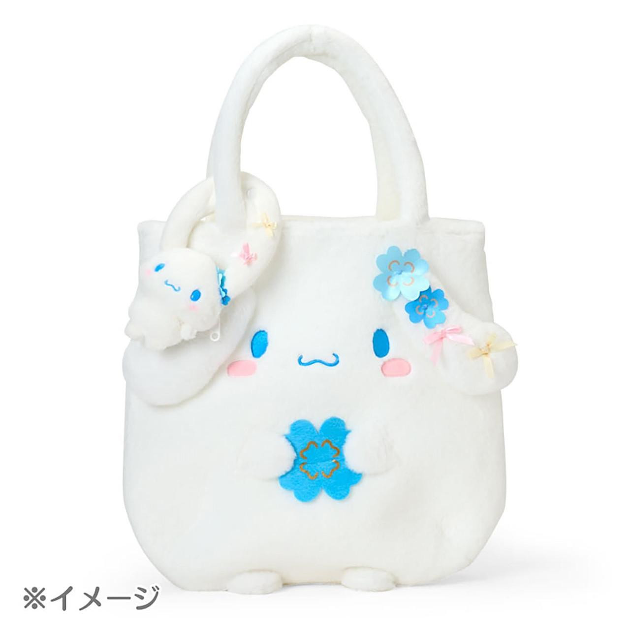 Sanrio Cinnamoroll Character Shaped Tote Bag Light Blue Clover 788732