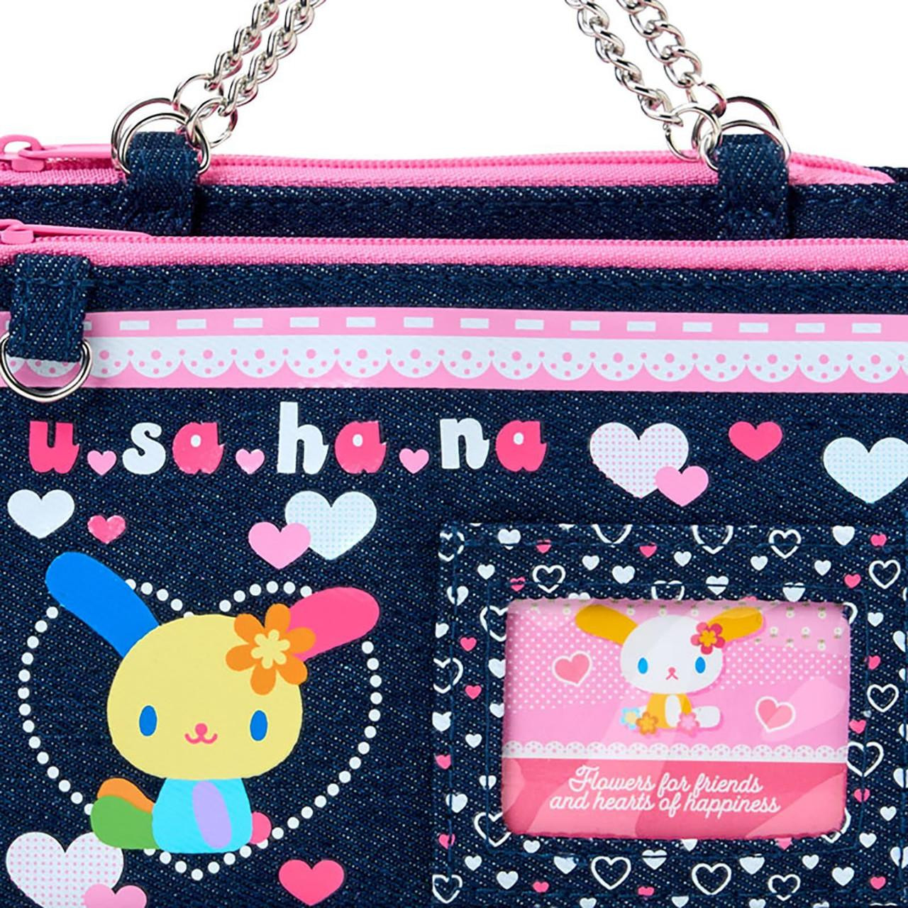バッグ @hanahana Sanrio Other Denim Pouch Usahana Heart-Throbbing Heisei Girl Item