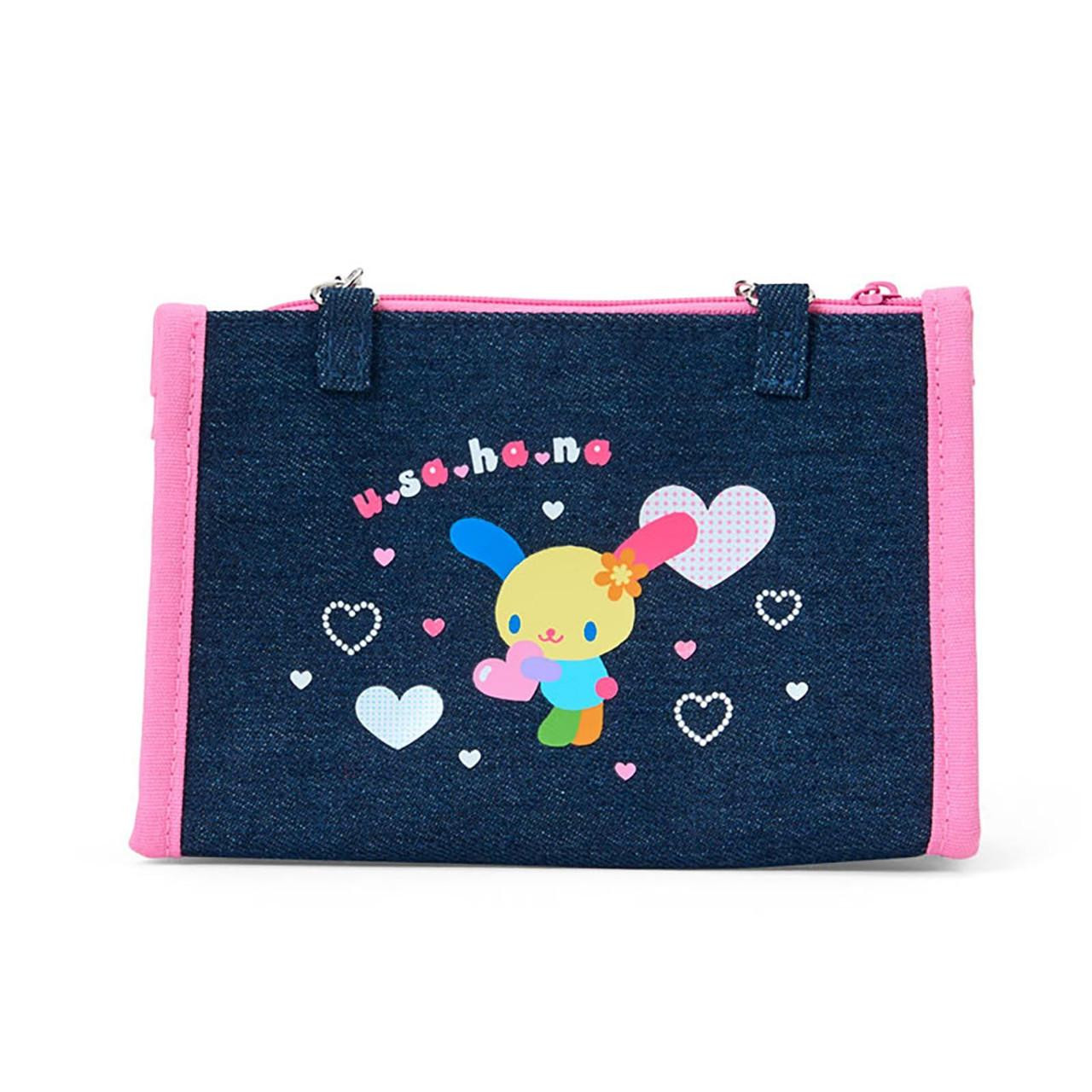 Sanrio Other Denim Pouch Usahana Heart-Throbbing Heisei Girl Item